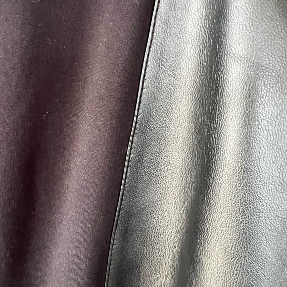 LC Lauren Conrad Black Leather-like front Pants - Picture 5 of 7